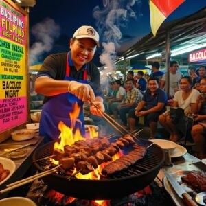 Grilled inasal stand