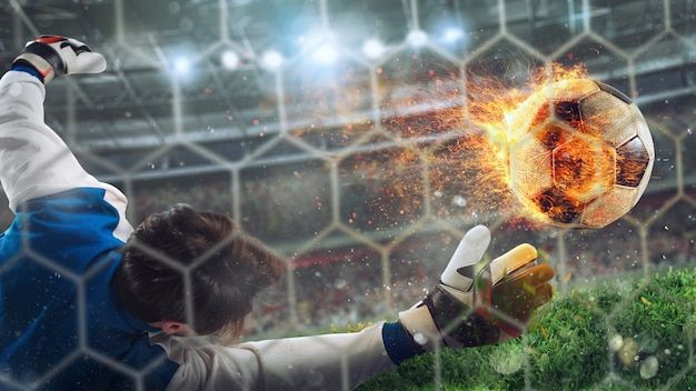 5v5 goalkeeper in motion